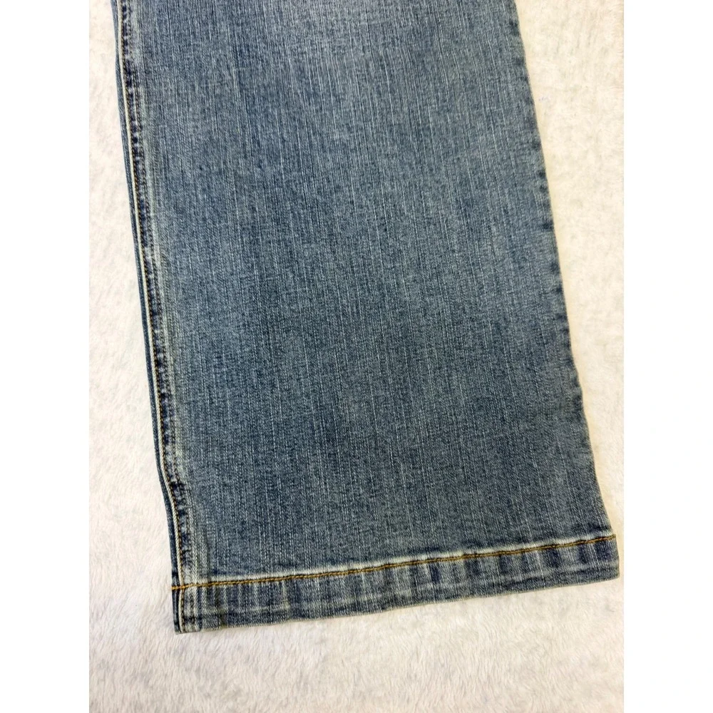 Prana Axiom Jean Mens 38x32 Antique StoneWash Organic Stretch Denim Straight Leg